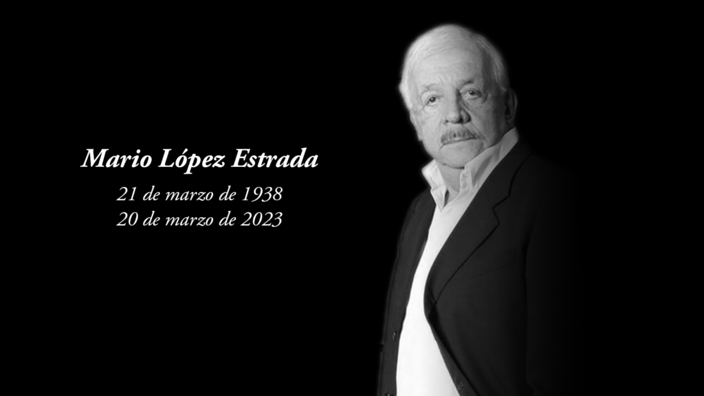 Conmemoración Póstuma<br>Ingeniero Mario López Estrada